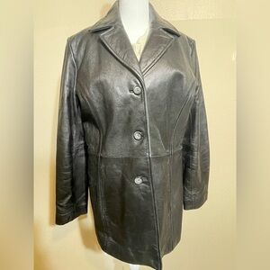 JLC New York Leather Jacket Women’s Black